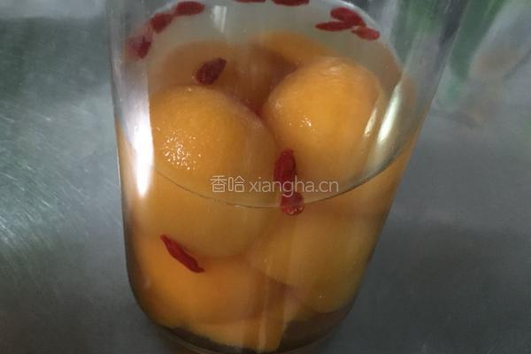 冰糖黄桃的做法图解7