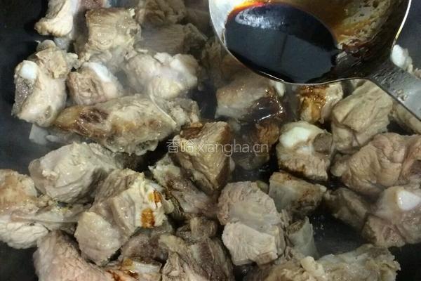 香菇焖排骨的做法图解4