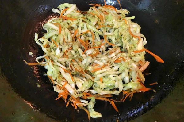 黑芝麻包菜丝的做法图解5