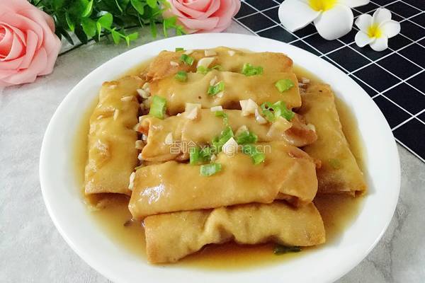 千张包肉的做法图解1
