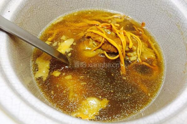 虫草花排骨汤的做法图解5