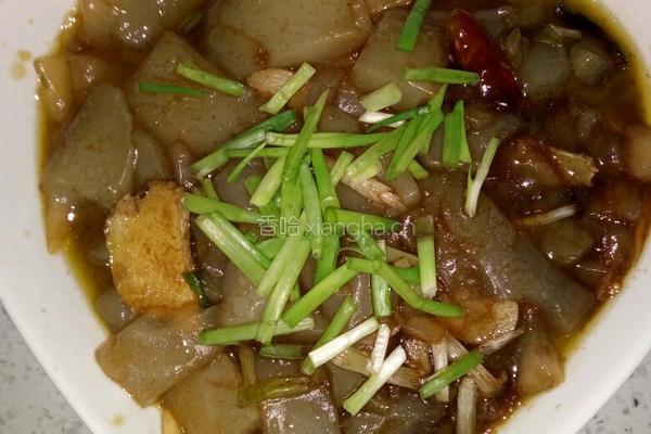 炒凉粉的做法图解7
