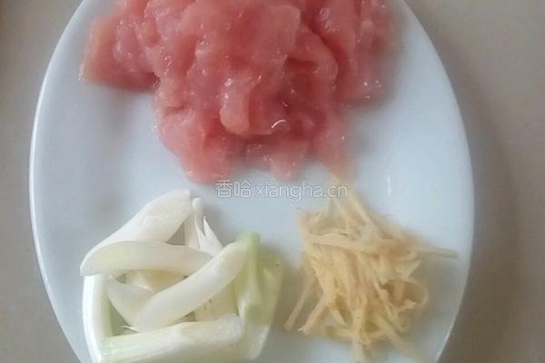 滑炒肉片的做法图解1