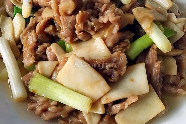 杏鲍菇炒肉的做法图解7
