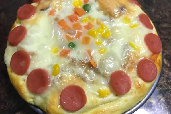 鸡肉香菇披萨的做法图解11