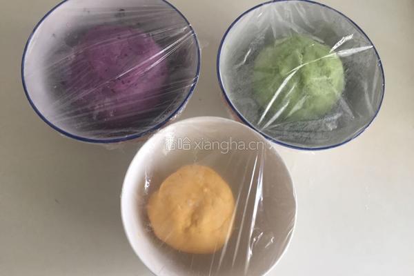 牛奶三色芋圆的做法图解5