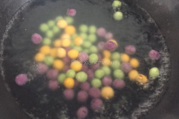 牛奶三色芋圆的做法图解11