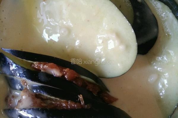 煎茄盒的做法图解7