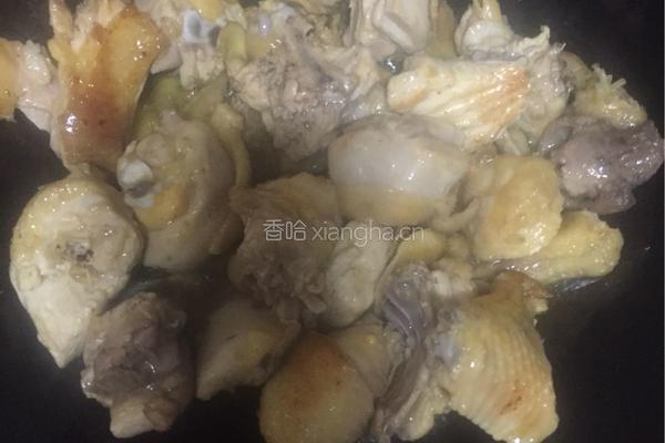 红烧土鸡煲的做法图解3