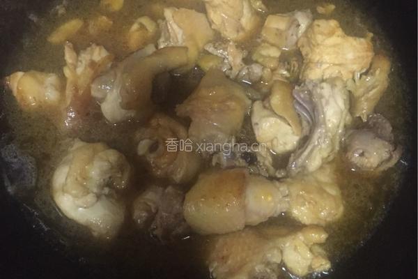 红烧土鸡煲的做法图解5