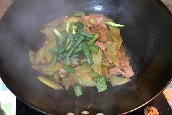 莴笋炒肉的做法图解6