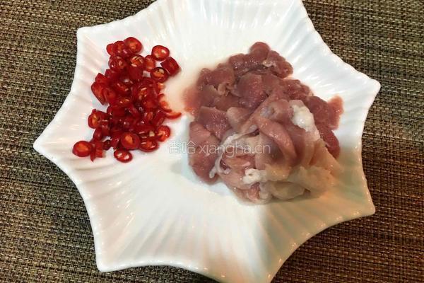 香干炒肉的做法图解2
