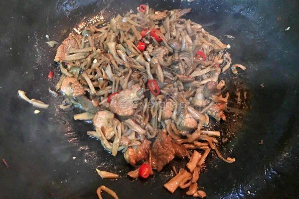 干扁豆丝炒肉的做法图解6