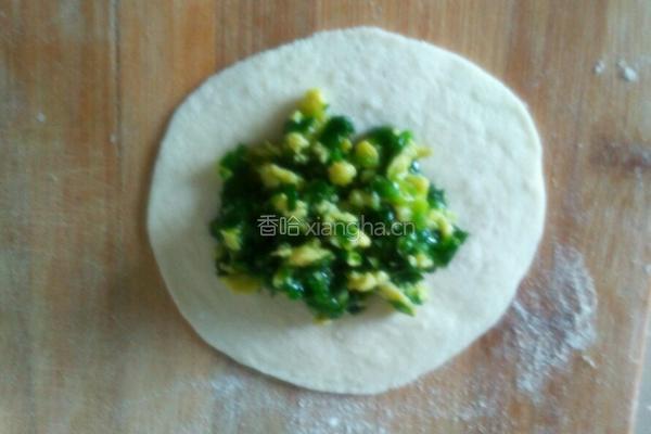 韭菜鸡蛋水煎包的做法图解9