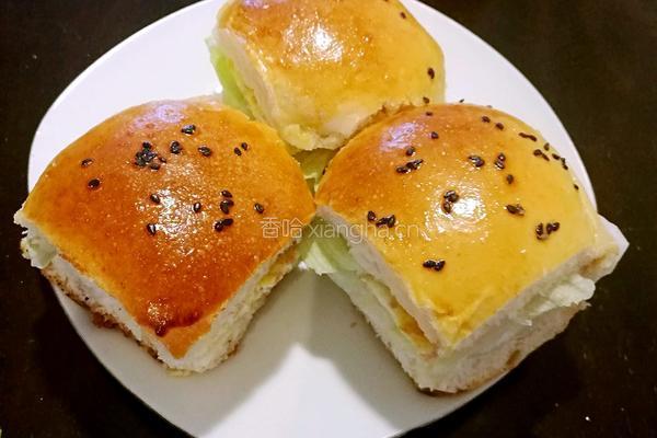 鸡蛋汉堡的做法图解9