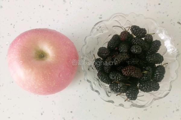 桑椹苹果汁的做法图解3
