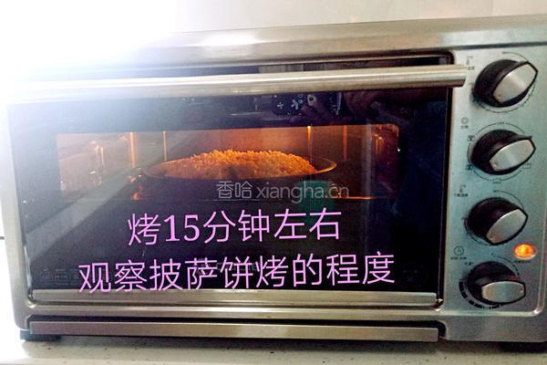 火腿披萨的做法图解20