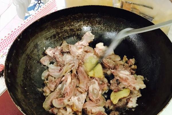 爆炒牛头肉的做法图解4