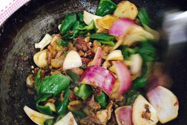 爆炒牛头肉的做法图解8