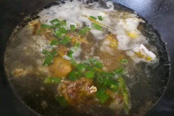 蒲菜飞鸭汤的做法图解8