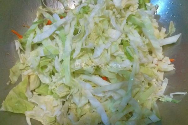 圆白菜炒肉的做法图解6