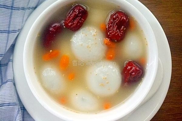 红枣枸杞汤圆的做法图解10