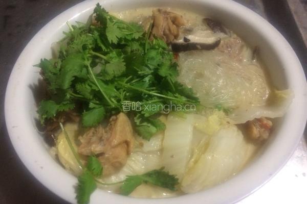 老鸡粉丝汤