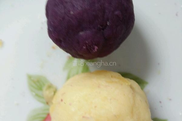 绿豆糕（紫薯馅）的做法图解5