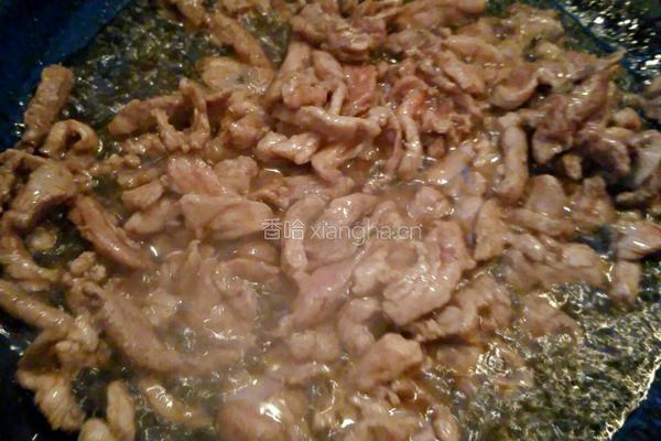 疙瘩丝炒肉丝的做法图解8