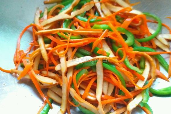 青椒炒豆干的做法图解6