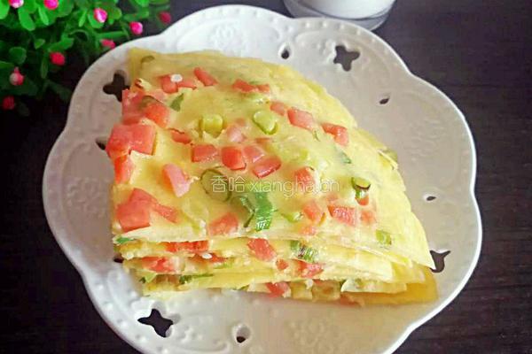 葱香鸡蛋饼的做法图解13