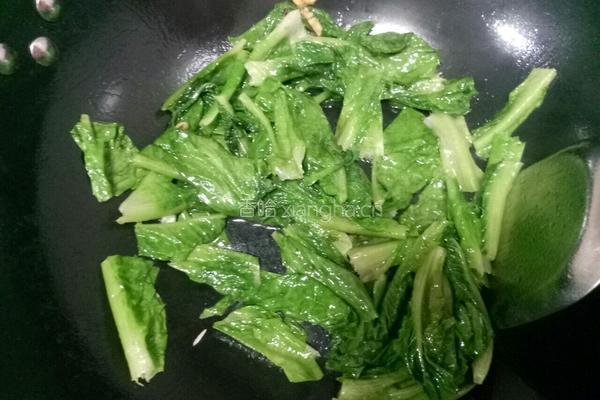 清炒莴笋叶的做法图解4