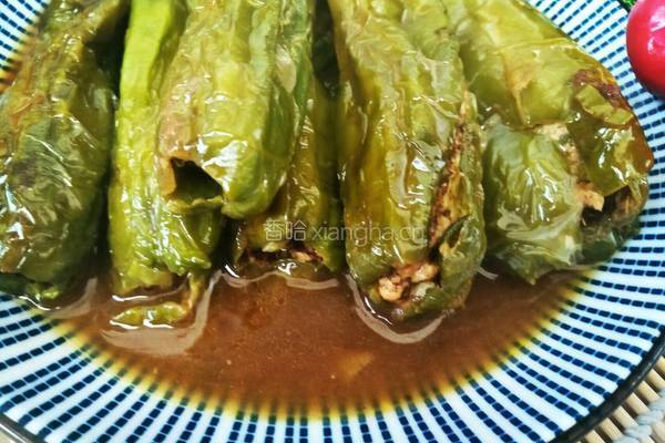 青椒灌肉的做法图解18