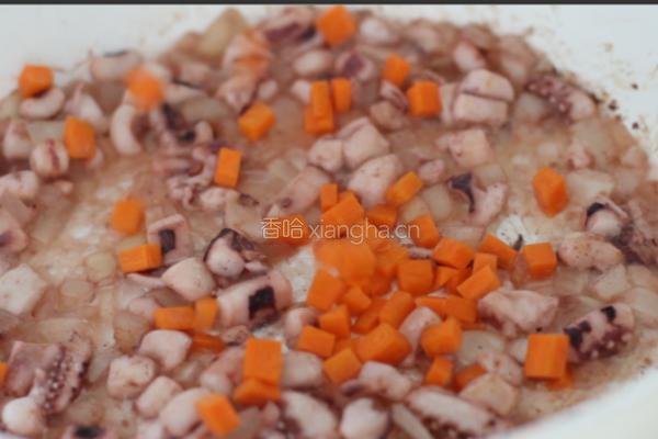 鱿鱼炒饭的做法图解6