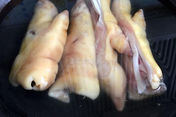 卤猪手的做法图解6