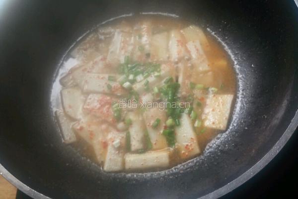 葱炒淮山的做法图解6