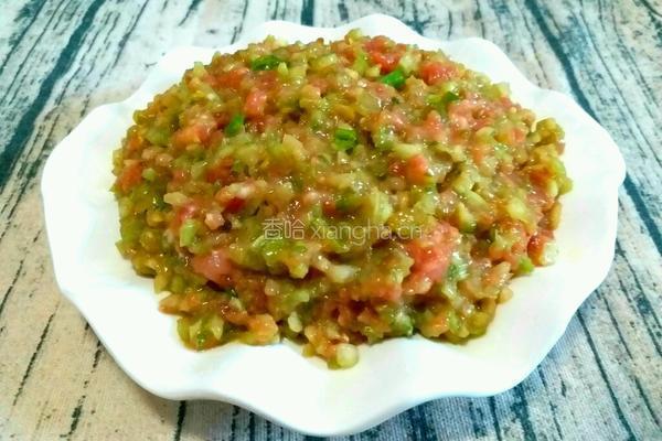 芹菜猪肉馅的做法图解8