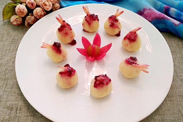 土豆泥虾球的做法图解1