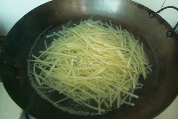 酸辣土豆丝的做法图解3