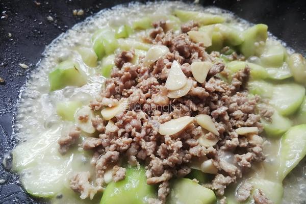 肉末丝瓜的做法图解11