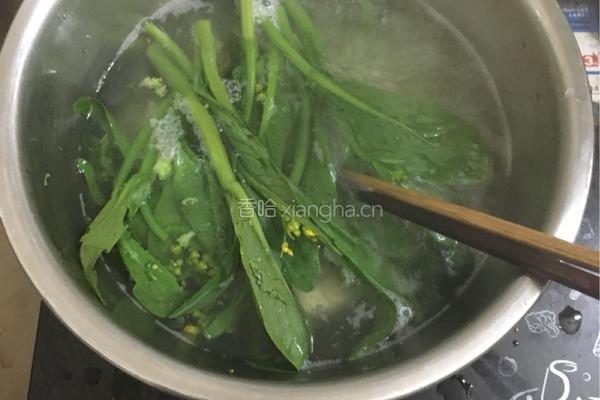 肉末拌菜心的做法图解6