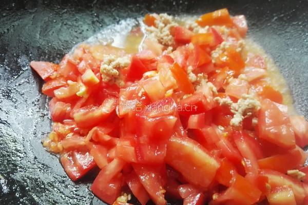 肉末西红柿炒鸡蛋的做法图解8
