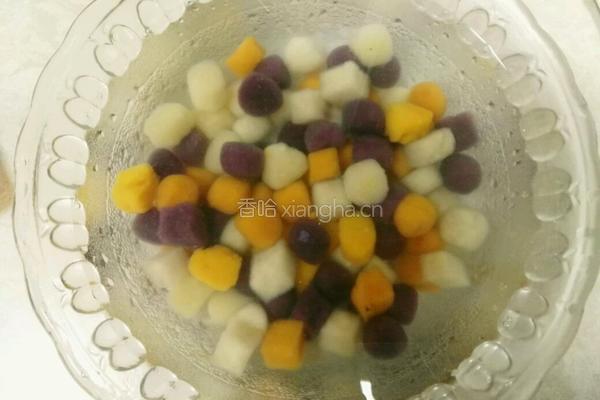 自制Q弹芋圆的做法图解13