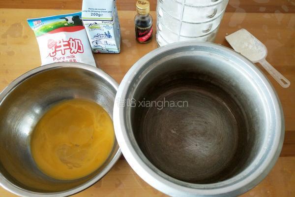 奶油香草卡仕达酱的做法图解1
