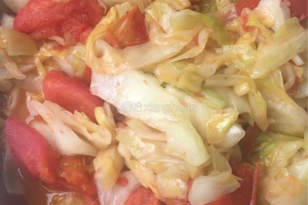 大头菜炒柿子的做法图解6