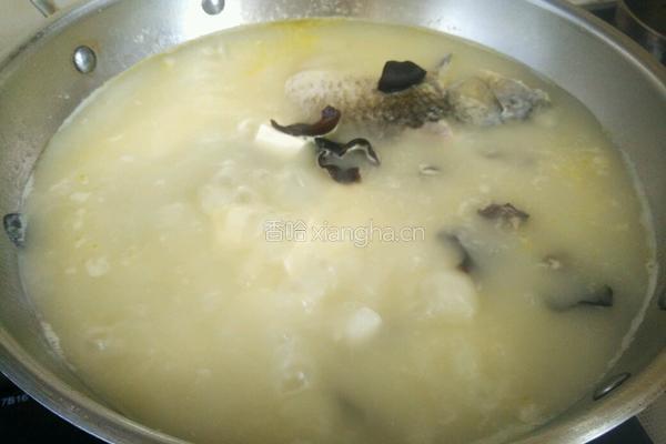 菌菇豆腐鲫鱼汤的做法图解6