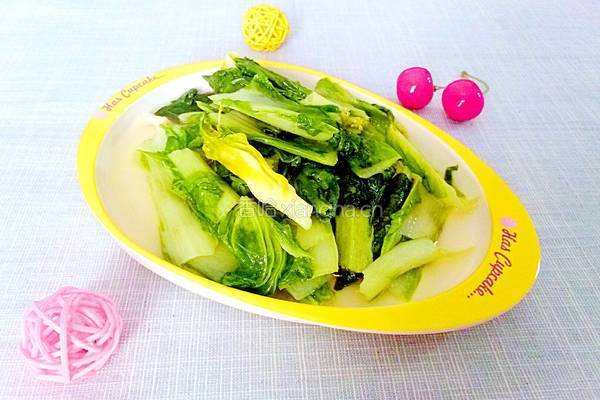 清炒小白菜的做法图解9