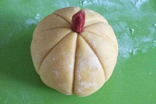 南瓜豆沙包的做法图解8
