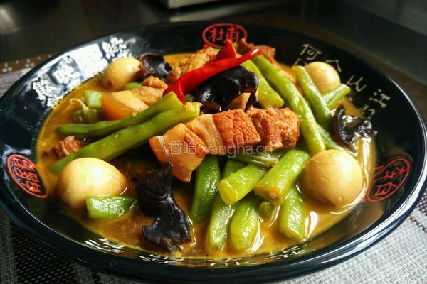 四季豆炖五花肉的做法图解15