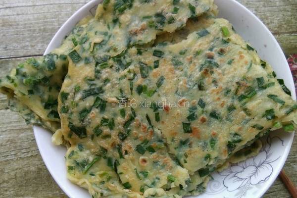韭菜鸡蛋饼